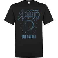 Rockshirts Camiseta 'Spinal Tap One Louder T-Shirt' negro