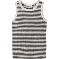 Name it Camiseta térmica marrón oscuro / blanco