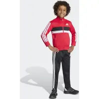 Adidas Chándal 'Seasonal Essentials Tiberio' rojo / negro / blanco