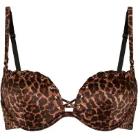 Hunkemoller Sujetador marrón / marrón oscuro