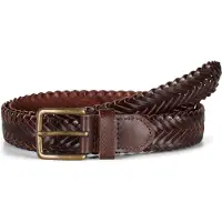 Howard London Cinturón 'Leather Braided Belt Adwin' marrón