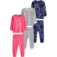 Next Pijama azul oscuro / amarillo / rosa / blanco