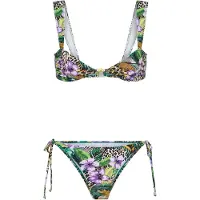 LASCANA Bikini caramelo / verde oscuro / lila / lavanda