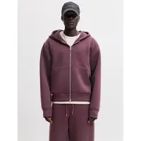 Jack & Jones Sudadera con cremallera 'JCOLEGACY' borgoña
