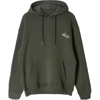 Trendyol Sudadera verde oscuro / naranja / rojo / blanco