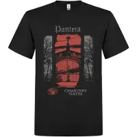 Pantera Camiseta 'Cemetery Gates T-Shirt' negro