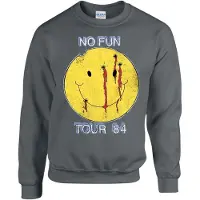 Rockshirts Sudadera 'Mötley Crue No Fun Tour 84 Sweatshirt' gris