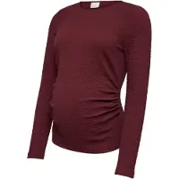 Mamalicious Camiseta rojo vino