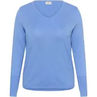 KAFFE CURVE Jersey azul cielo
