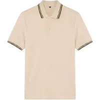 Trendyol Camiseta crema / marrón oscuro