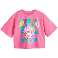 Next Camiseta azul cielo / amarillo / rosa / rosa