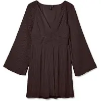 Vero Moda Vestido 'VMora' marrón oscuro