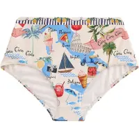 Next Braga de bikini azul cielo / verde / rosa / blanco natural