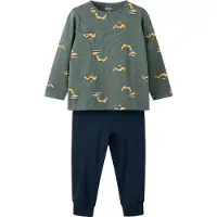 Name it Pijama 'NMMExcavator' azul oscuro / oliva / naranja