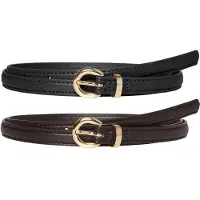 Vero Moda Cinturón 'VMKatja' marrón oscuro / negro