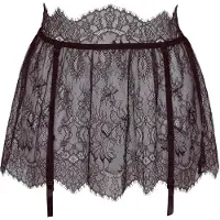 Hunkemoller Falda 'Camille' negro