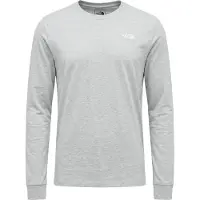 The North Face - Evolution Simple Dome Regular Long Sleeve - Camiseta de manga larga size S, gris