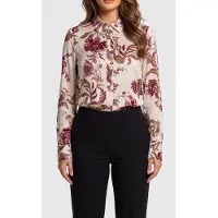Guess Marciano GUESS New Melissa Shirt Floral Paysley Ice C Talla: 48 | Manga Larga Outlet | Mujer