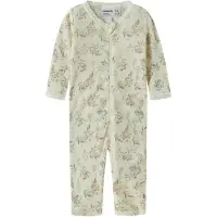 Name it Pijama 'NBFWANG' oliva / rosa pastel / blanco
