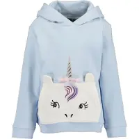 Blue Seven Sudadera azul claro / lila / plata / blanco