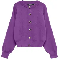 Vero Moda Cárdigan 'VMNOELLA' lila oscuro