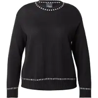 Marina Rinaldi Jersey 'PULVINO' negro / blanco