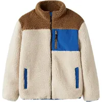 Name it - Kid's Teddy Jacket - Forro polar size 116, beige