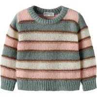 Name it Jersey 'NMFLernort' marrón / jade / rosé / blanco perla