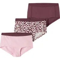Name it Calzoncillo beige / rosa / borgoña