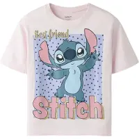 Name it Camiseta 'NKFADARA STITCH' azul claro / oro / rosa / rosé