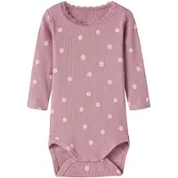 Name it Pijama entero/body 'NBFLAUREL' crema / verde / malva