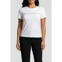 Guess Marciano By Candy Rn Ss Tshirt Jblk/charming Leo Talla: XS | Camisetas de Seda Outlet | Mujer
