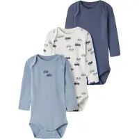 Name it Pijama entero/body zafiro / azul claro / menta / offwhite