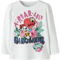 Name it Camiseta 'NMFJette Paw' menta / coral / rosa / blanco