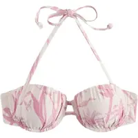 Next Top de bikini rosa / blanco