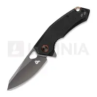 Black Fox Navaja The Corner - Grey Titanium Coating - G10, negro