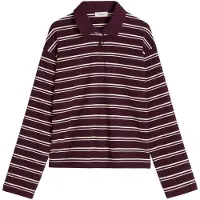 Marc o'polo DENIM Camiseta rojo vino / blanco lana