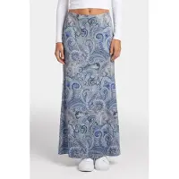 Guess Marciano GUESS Alanis Midi Skirt Floral Paisley Blue Talla: 36 | Faldas Midi Outlet | Mujer | Azul