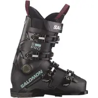 Salomon - Botas de esquí para niños - S/Pro 65 de Aluminio - Talla 25/25,5 - Negro