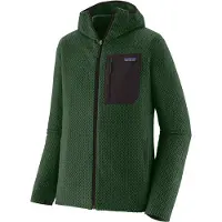 Patagonia - Ropa de senderismo - M's R1 Air Full-Zip Hoody Treeline Green - Talla L - Verde