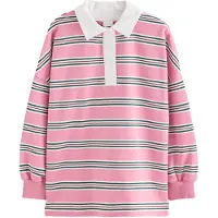 Next Camiseta pino / rosa / pitaya / blanco