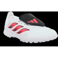 Adidas adidasBota de fútbol con lengüeta plegable Predator Club moqueta 33 1/2 Cloud White / Solar Turbo / Core Black Niño