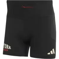 Adidas Pantalón deportivo 'ADIZERO' rojo oscuro / negro / blanco