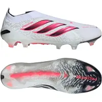 Adidas adidasBota de fútbol sin cordones Predator Elite para césped natural seco 39 1/3 Cloud White / Solar Turbo / Core Black Unisex