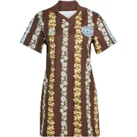 Adidas Vestido deportivo 'X Farm Rio' azul claro / marrón / amarillo claro / verde