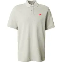 Nike Camiseta 'CLUB' gris claro / rojo vivo