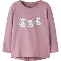 Name it Camiseta 'NMFVIX' azul claro / malva / blanco