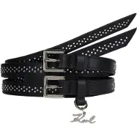 Karl Lagerfeld Cinturón negro / plata