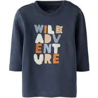Name it Camiseta 'NBMNIKS' azul / navy / naranja / blanco