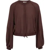 We fashion Blusa marrón oscuro